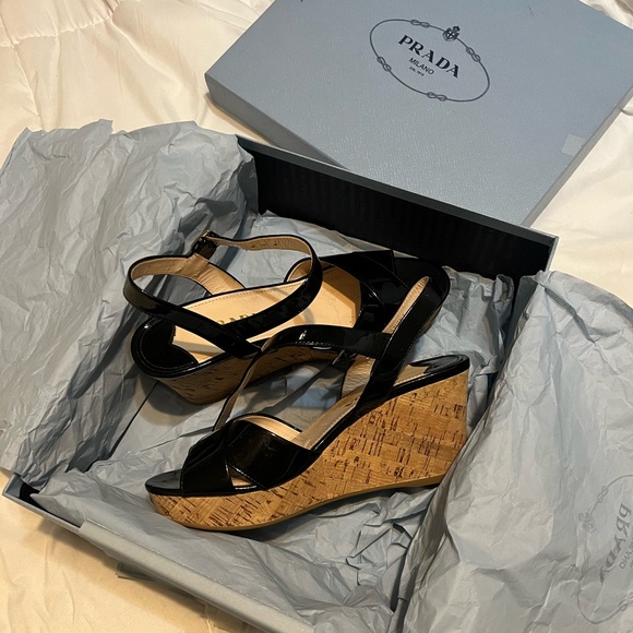 Prada Wedges BRAND NEW - Picture 1 of 10